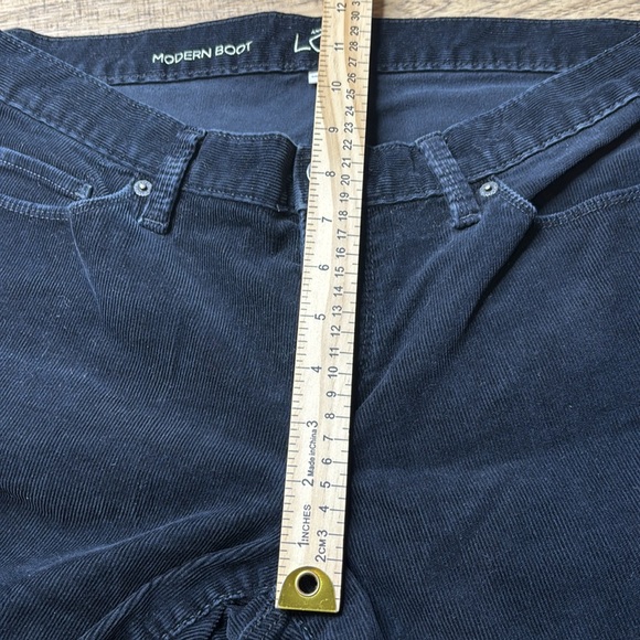 Women’s Ann Taylor Loft Black Modern Boot Baby Corduroy Pants Size 12 - Picture 6 of 9